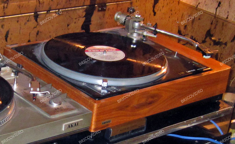 branchement platine vinyle vintage