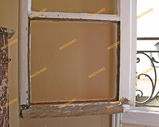 remplacer vitre fenetre bois