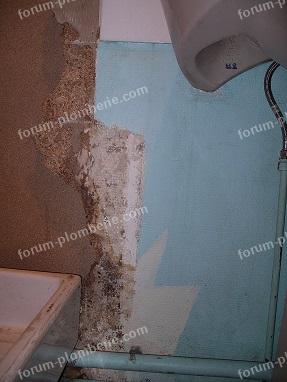 mur lavabo contrplaque forum plomberie