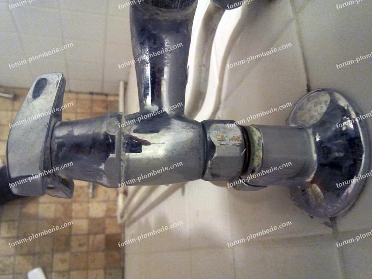 plomberie fuite robinet de douche 2